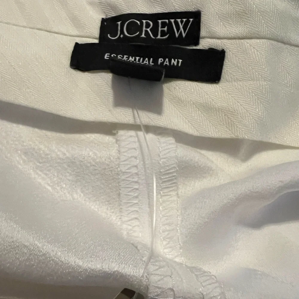 🌹J. Crew White Essential Pant - Picture 5 of 6